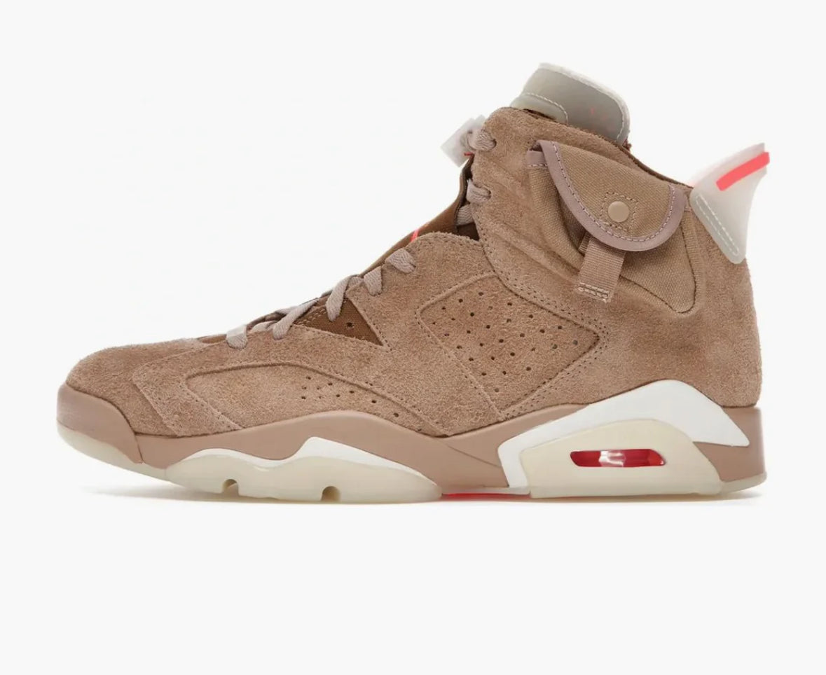 Jordan 6 Retro Travis Scott British Khaki, Größe:
40.5